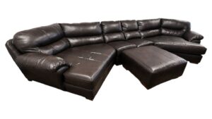 Jackson Furniture Double Cuddler 3pc Sectional with Ottoman