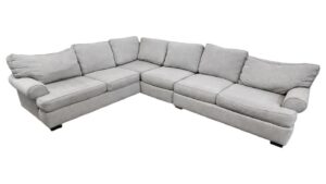 Light Gray L-Shaped Sectional
