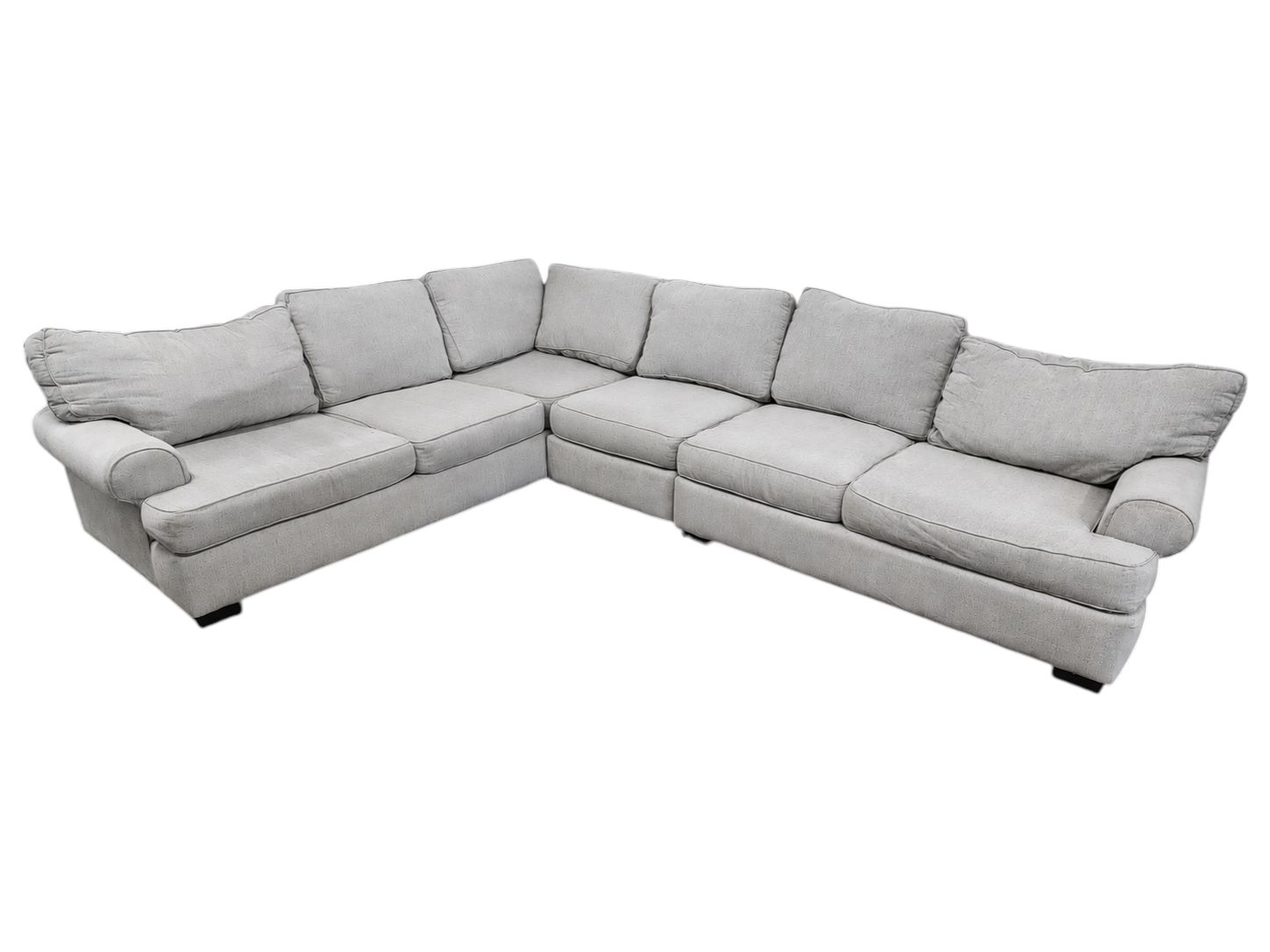 Light Gray L-Shaped Sectional