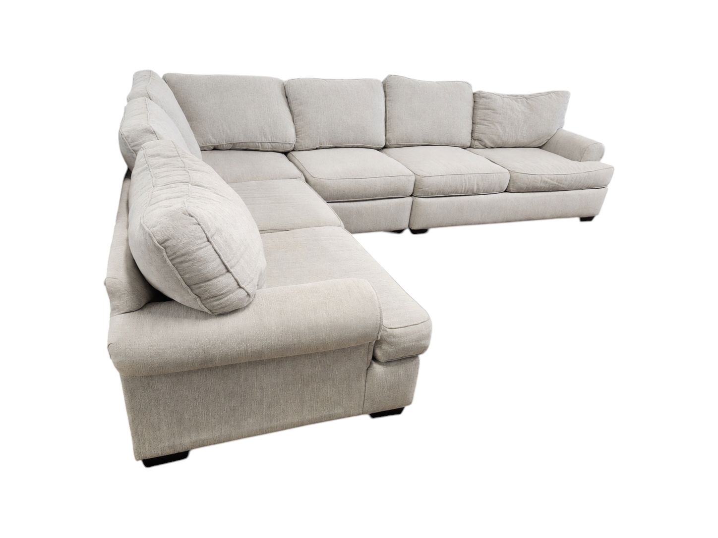 Light Gray L-Shaped Sectional - Image 3
