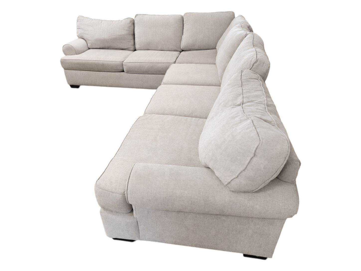 Light Gray L-Shaped Sectional - Image 4