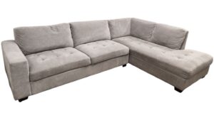 Living Styles Light Gray RAF Chaise Sectional