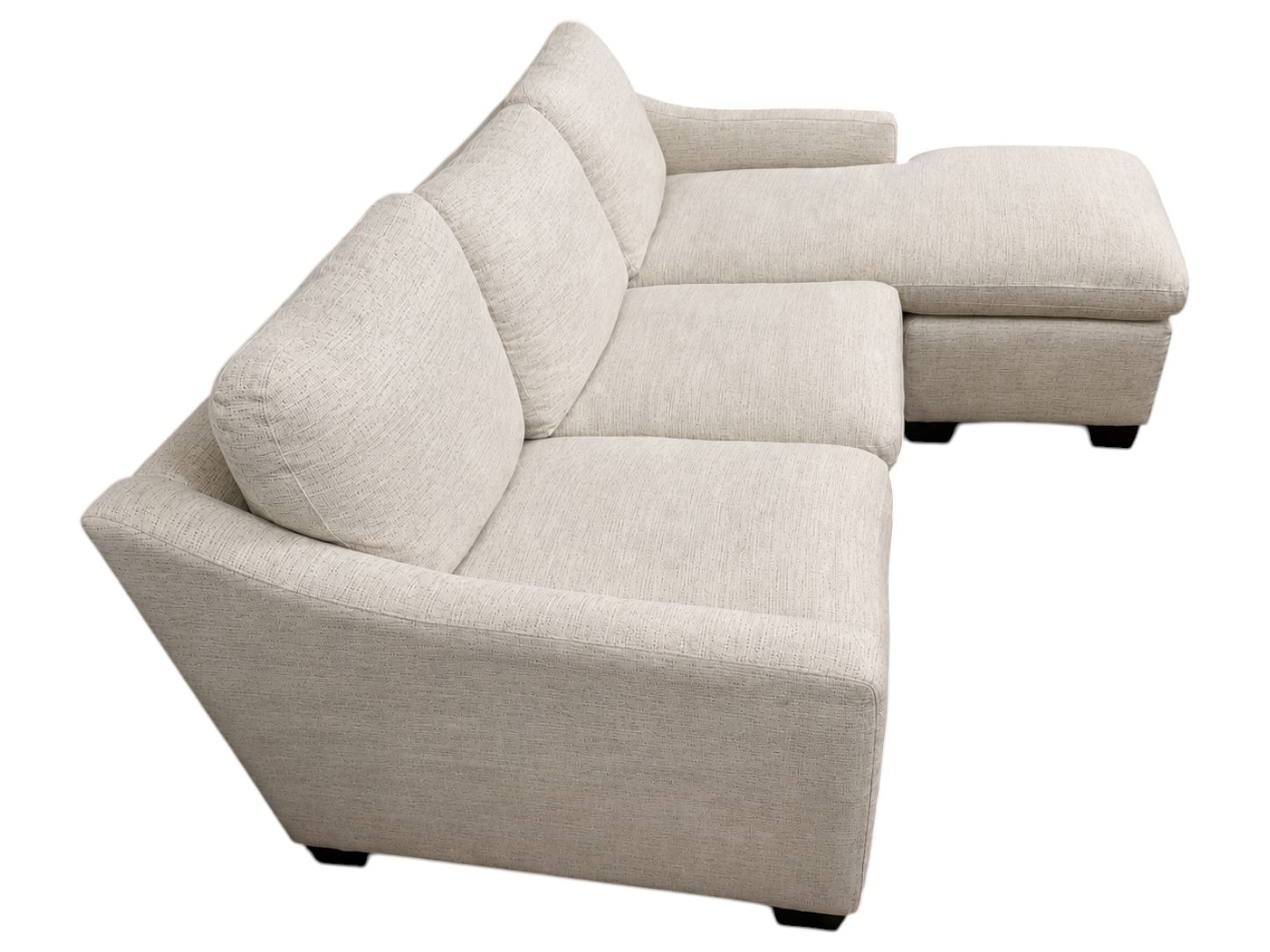 Living White Sectional with Reversible Chaise - Image 3