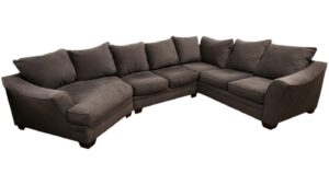 American Furniture Charcoal Gray Cuddler Sectional