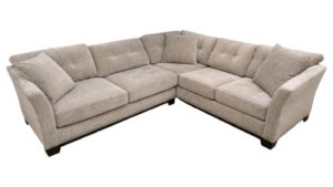 Jonathan Louis Light Gray L-Shaped (Reversible Cushions) Sectional