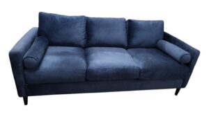 Blue Polyester Sofa