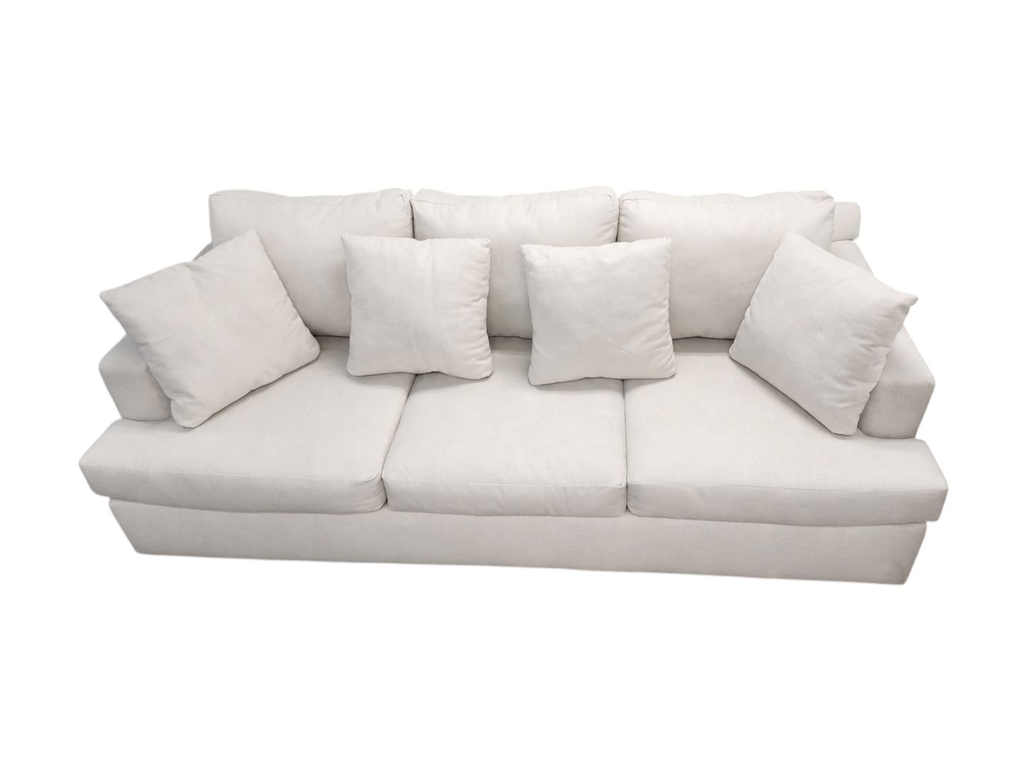 Wayfair White 3-Seat Sofa