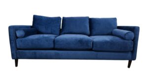 MCM Royal Blue Velvet Couch