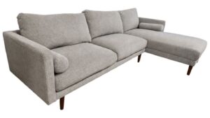 Gray MCM 2pc Chaise Sectional