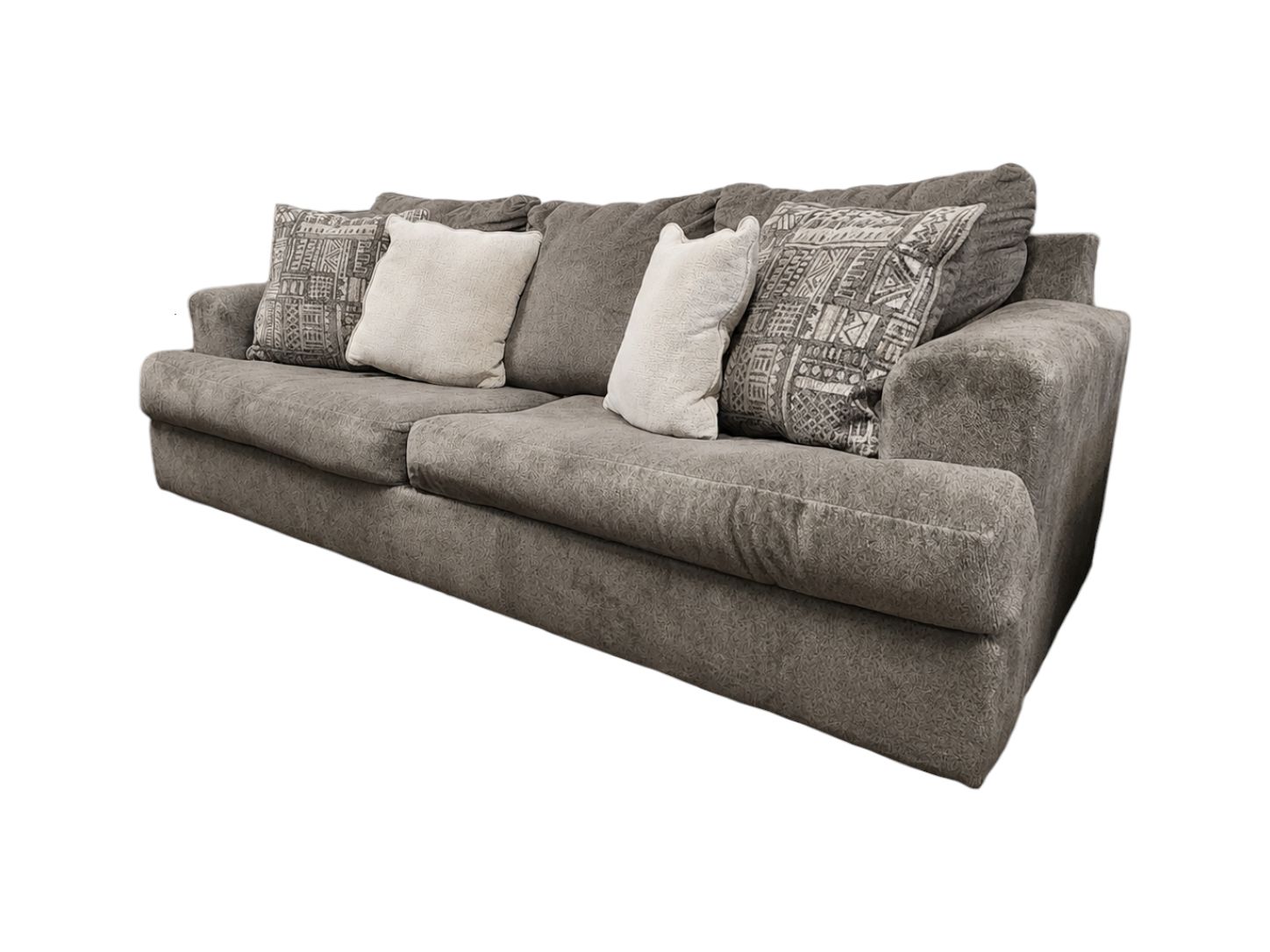 Ashley Furniture Charcoal Oversized Loveseat with Pullout Bed