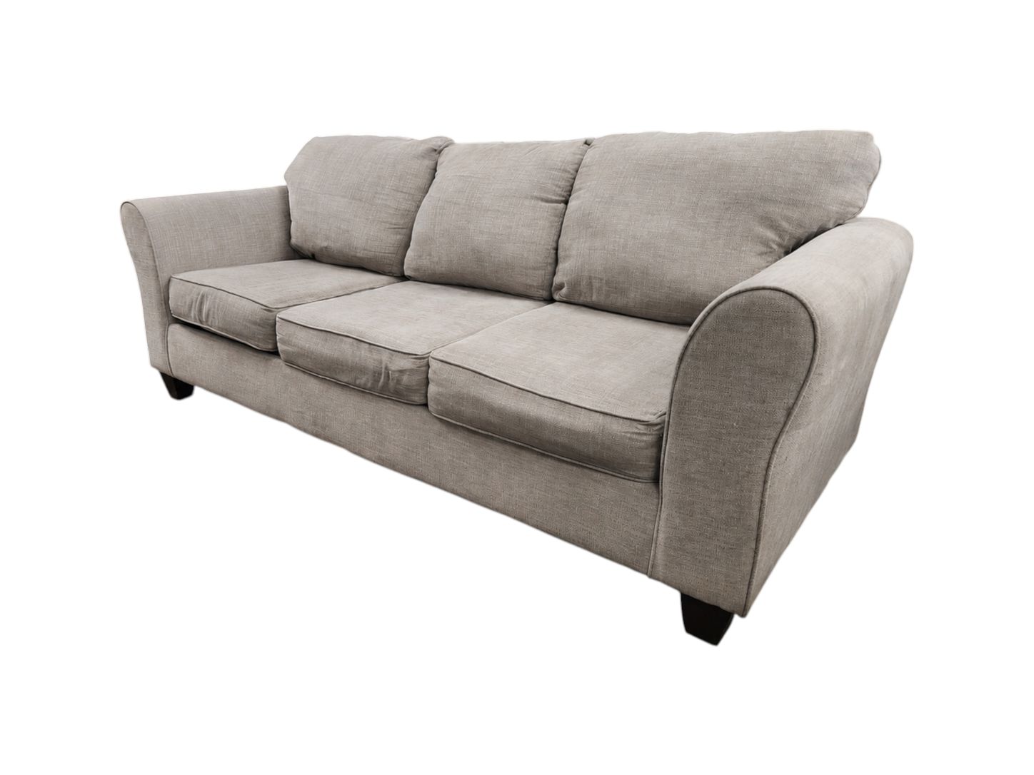 Affordable Furniture Light Gray 3-Seat Couch