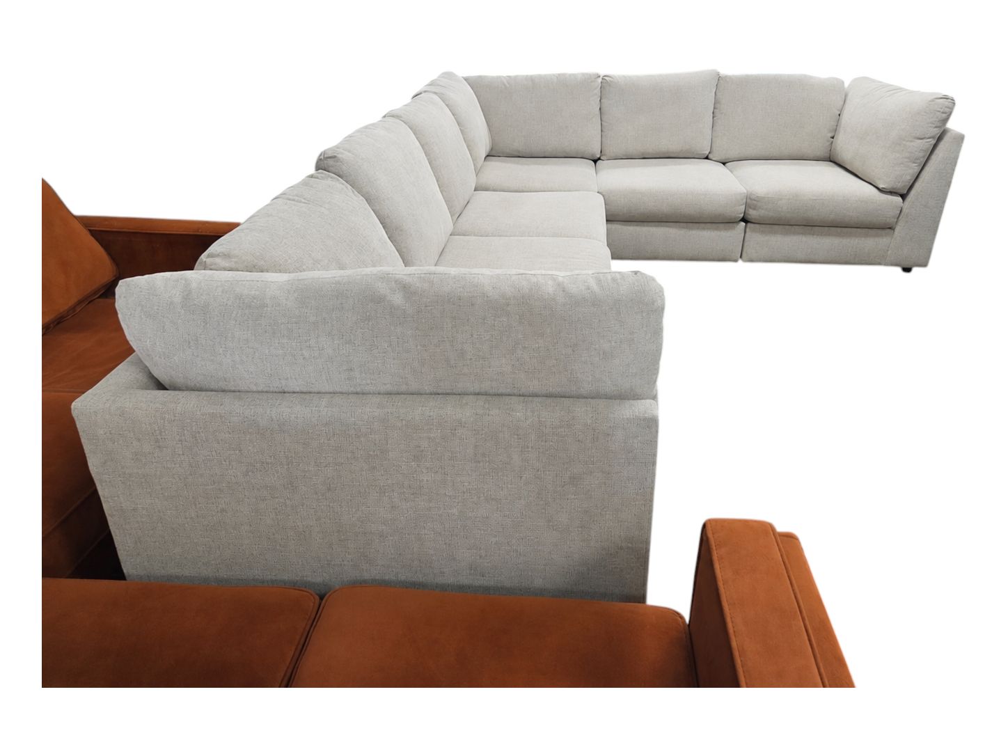 6pc Modular Ashley Sectional - Image 4