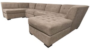 5pc Modular Taupe Sectional