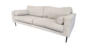 Ashley Light Gray MCM Loveseat Sofa