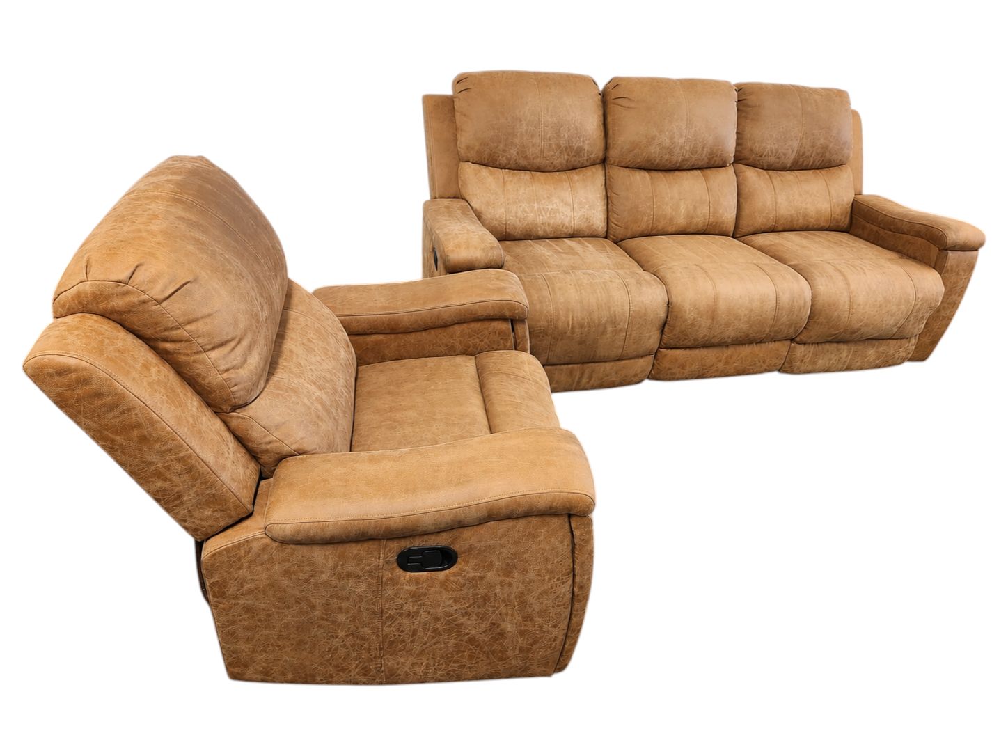 Tanner Recliner Couch & Chair Set - Image 3