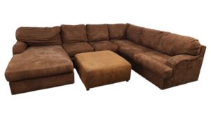 Ashley Furniture U-Shaped Sectional with Chaise & Ottoman