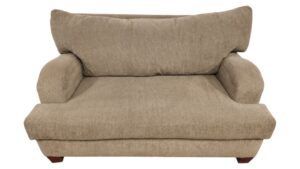 Realistic Furniture Coffee Cream Light Brown Loveseat