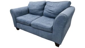 Affordable Furniture Navy Blue Loveseat