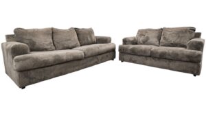 Gray Couch & Loveseat Set