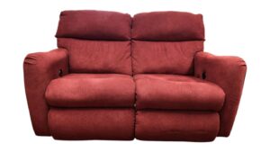 USA Made Red Electric Recliner Loveseat