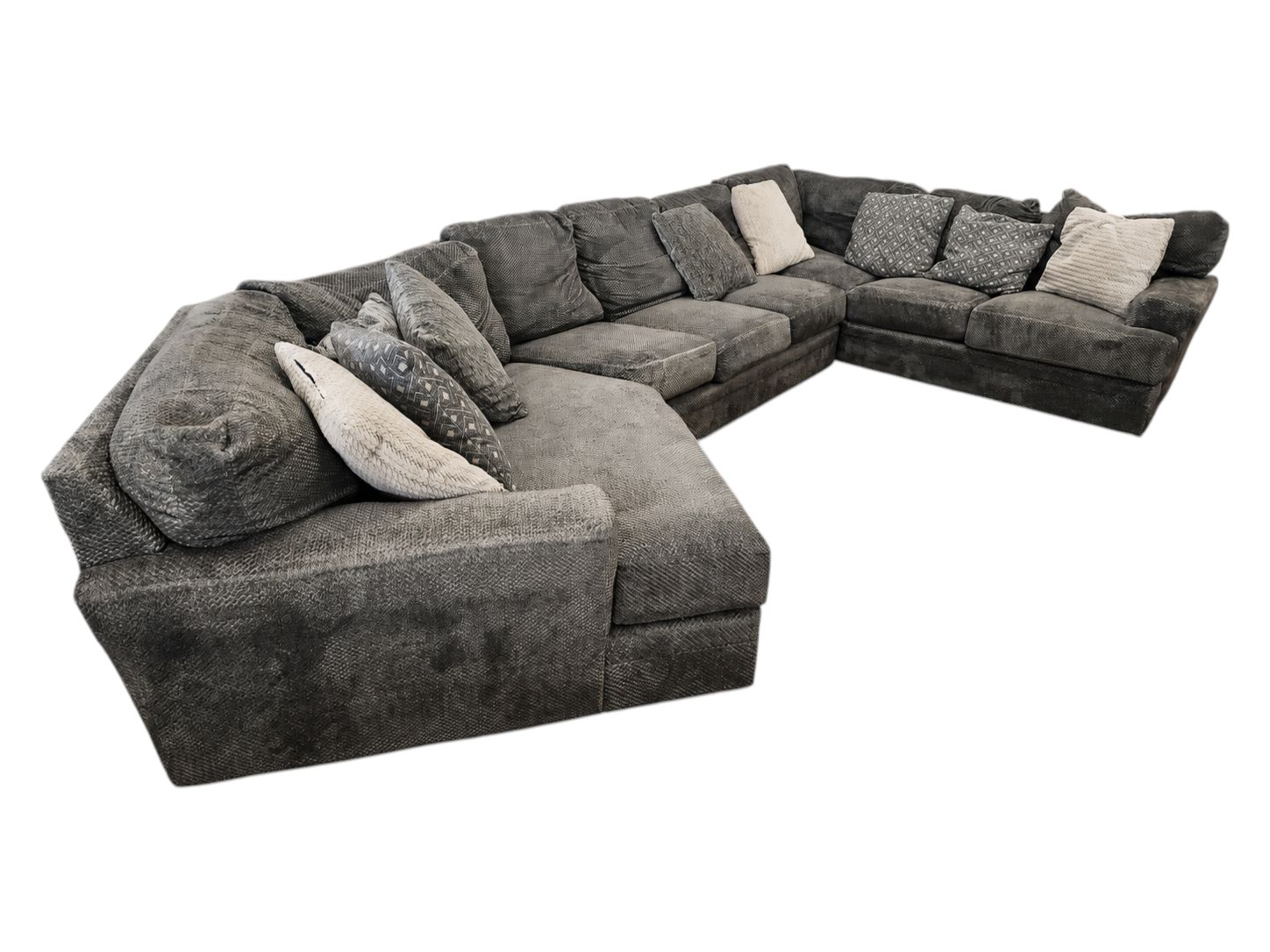 Jackson Furniture L-Shaped Sectional with Cuddler - Image 3