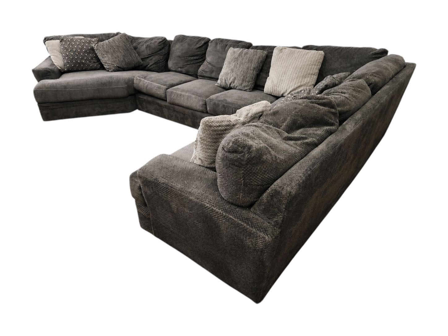 Jackson Furniture L-Shaped Sectional with Cuddler - Image 4