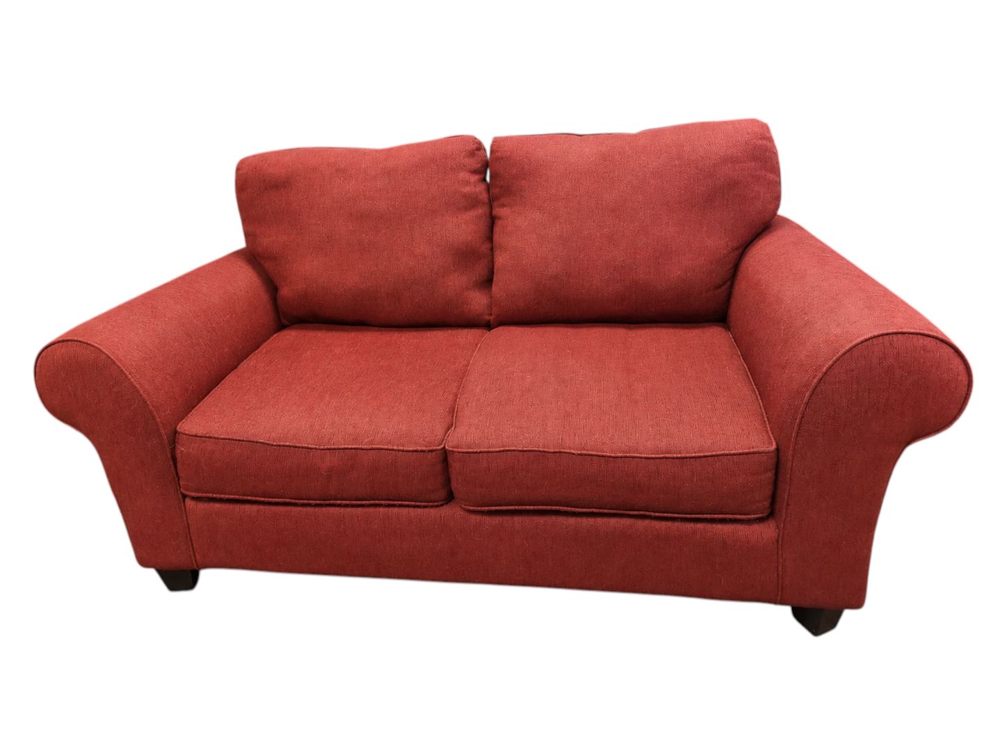 USA Made Red Loveseat - Image 2