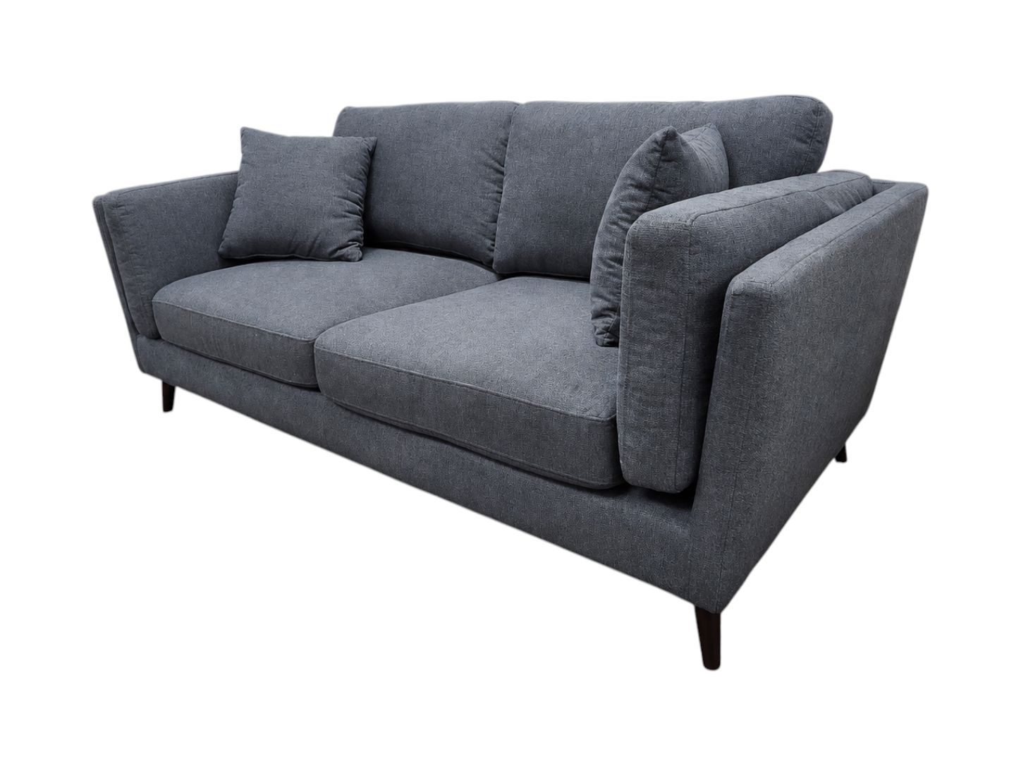 Jason Furniture MCM Blue Loveseat - Image 4