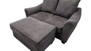 American Furniture Loveseat with Storage Ottoman