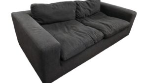Jason Furniture Dark Gray Oversized Loveseat