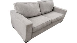 Contemporary Full Sized Pullout Sleeper Sofa - Gray Chenile
