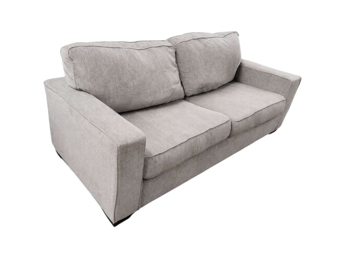 Contemporary Full Sized Pullout Sleeper Sofa - Gray Chenile