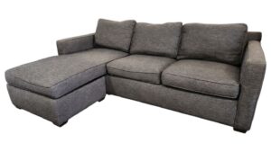 Crate & Barrel Reversible Storage Chaise Couch
