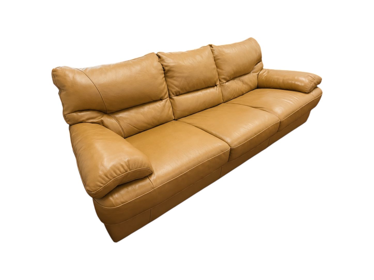 Italian Leather Sofa - Image 3