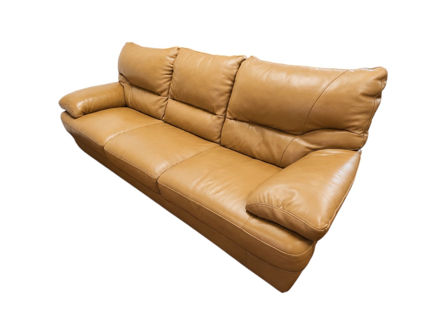 Italian Leather Sofa - Image 4