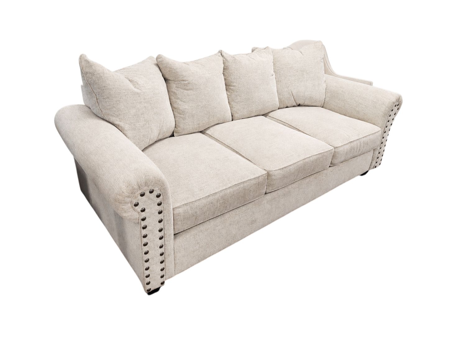 Lane Home Furnishing White 3-Seat Couch
