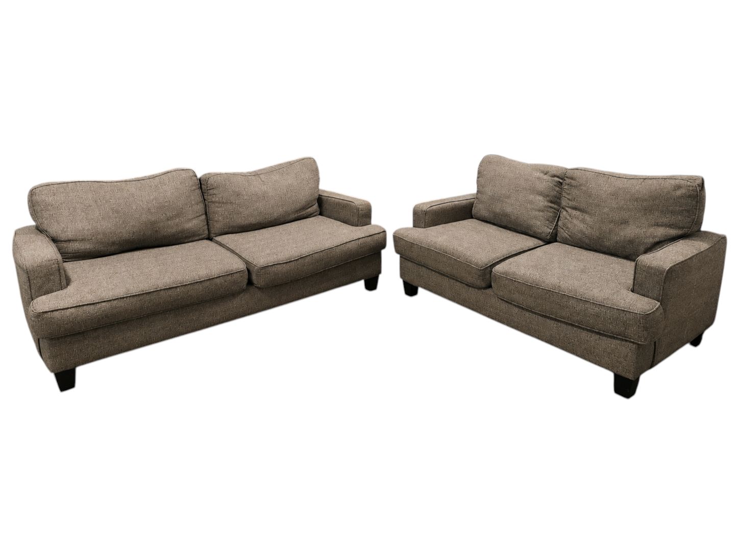 Taupe Couch & Loveseat Set