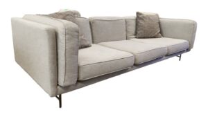 Light Gray MCM 3-Seater Sofa