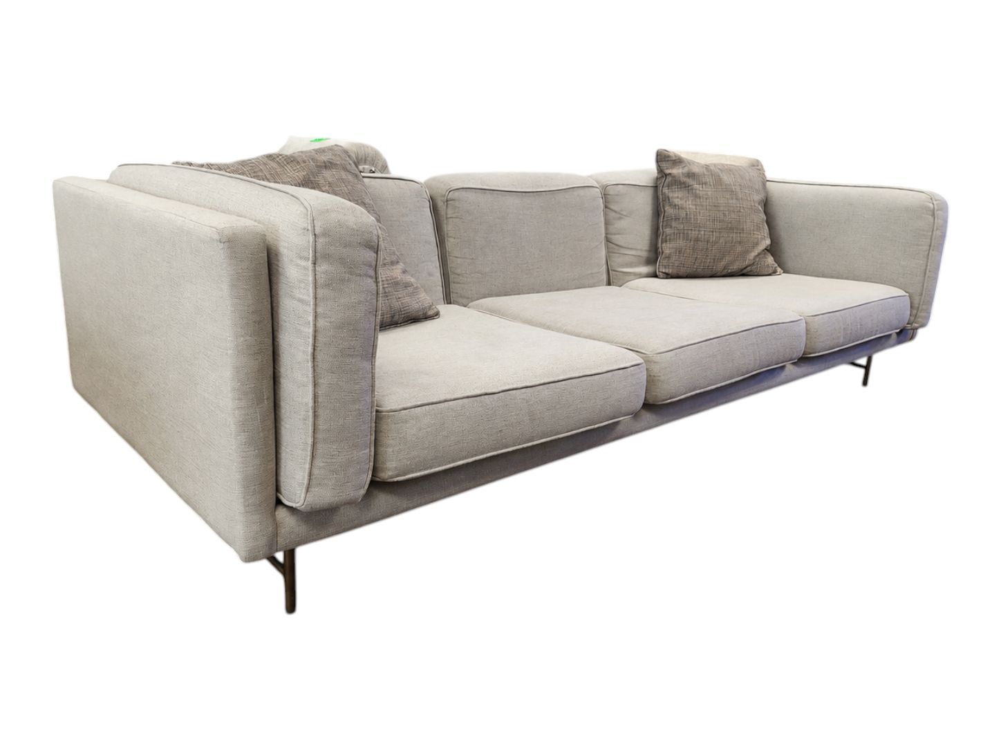 Light Gray MCM 3-Seater Sofa