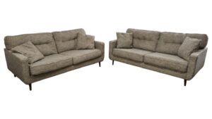 Ashley Gray MCM Loveseat Set