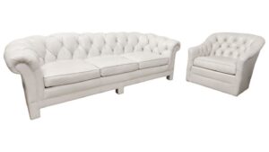 Tuff Leather Couch & Chair Set
