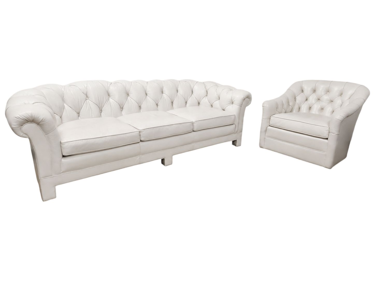 Tuff Leather Couch & Chair Set