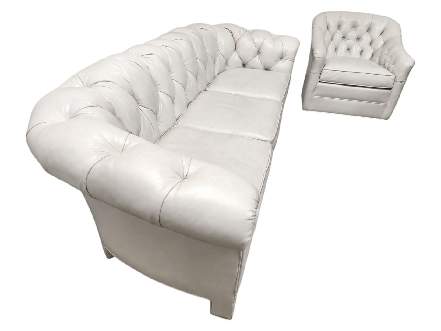 Tuff Leather Couch & Chair Set - Image 2