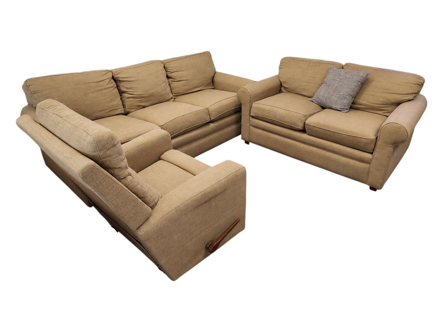 La Z Boy Living Room Couch Set - Image 3