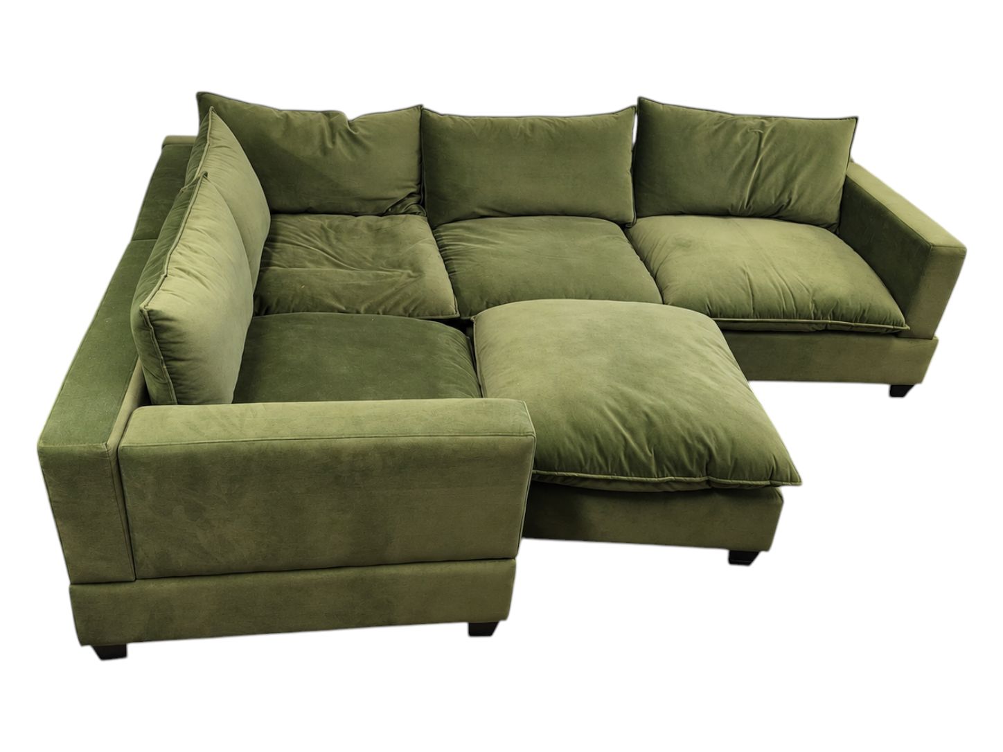 JB Urban Designs Green 5pc Modular Sectional - Image 2