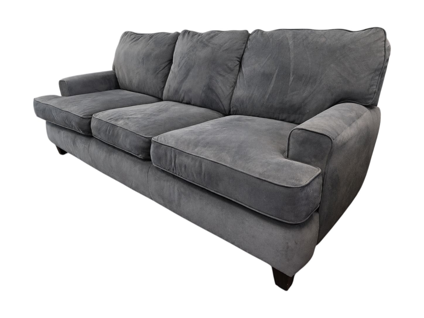 Dark Gray 3-Seat Sofa - Image 3