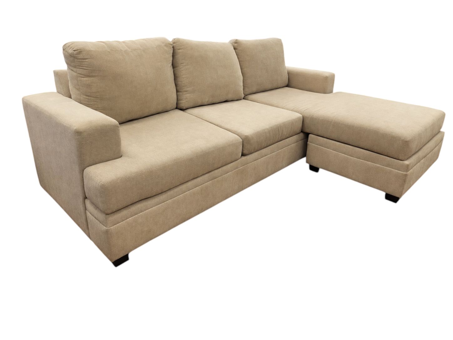 Living Spaces Reversible Chaise Sofa
