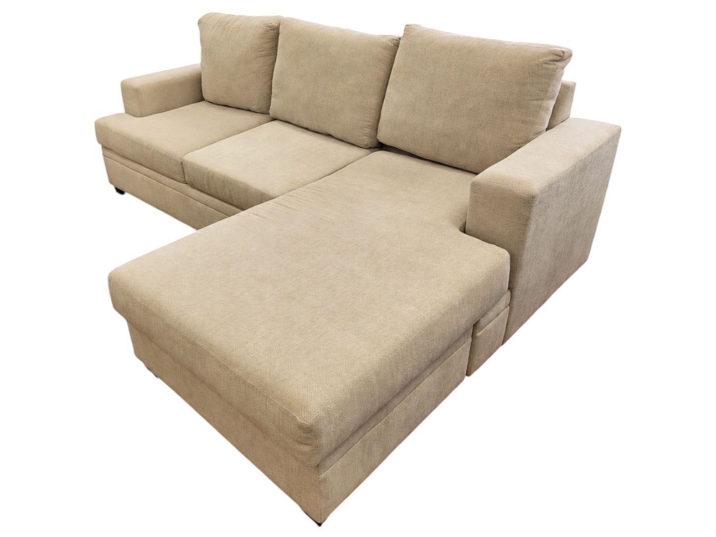 Living Spaces Reversible Chaise Sofa - Image 3