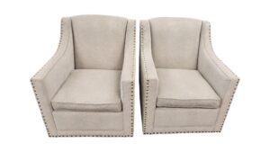 Lexington Upholstery Swivel Chair Set