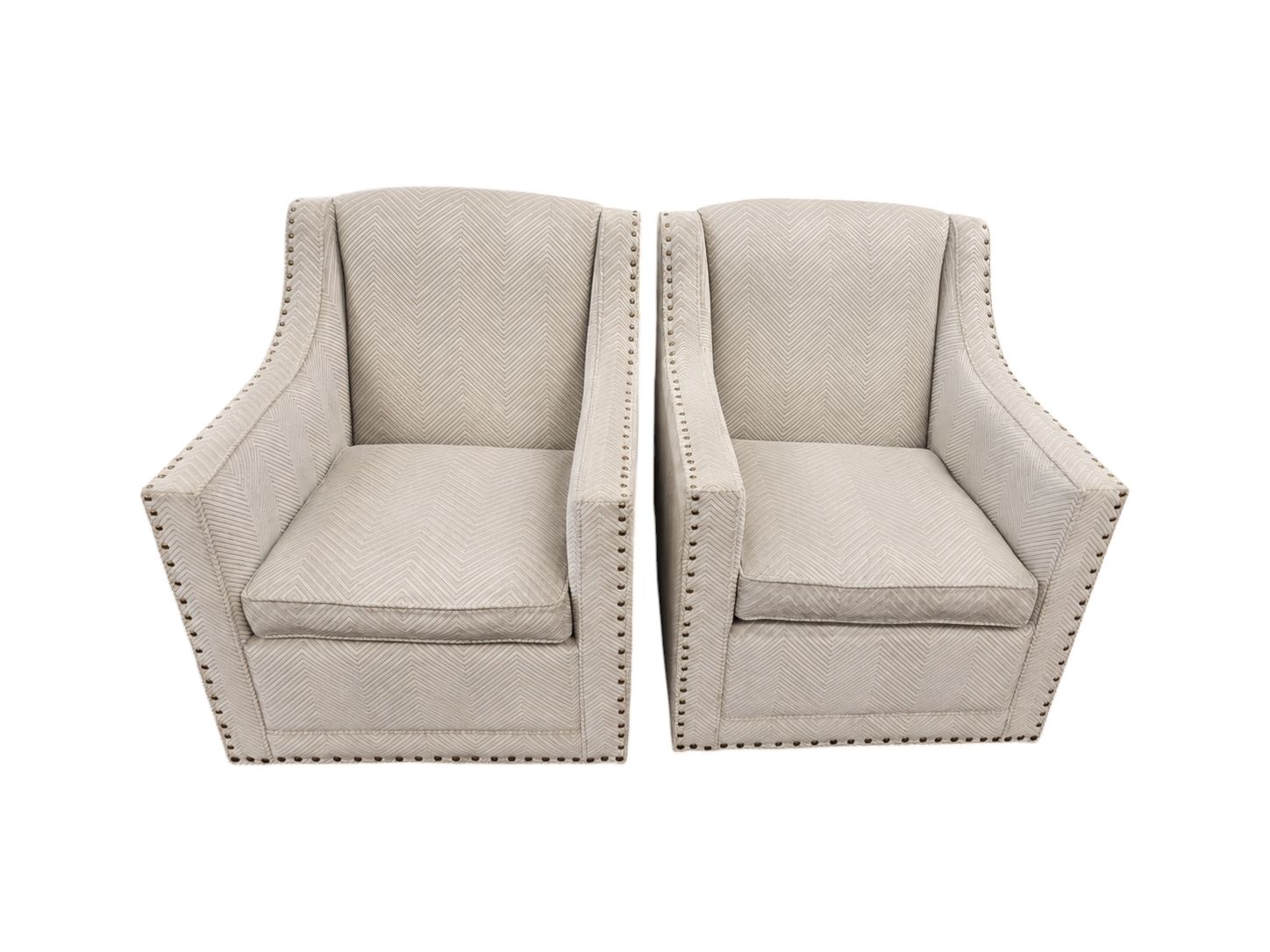 Lexington Upholstery Swivel Chair Set